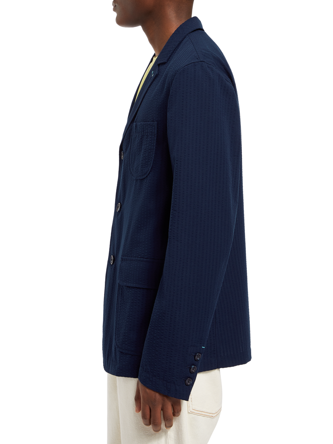 UNCONSTRUCTED SEERSUCKER BLAZER