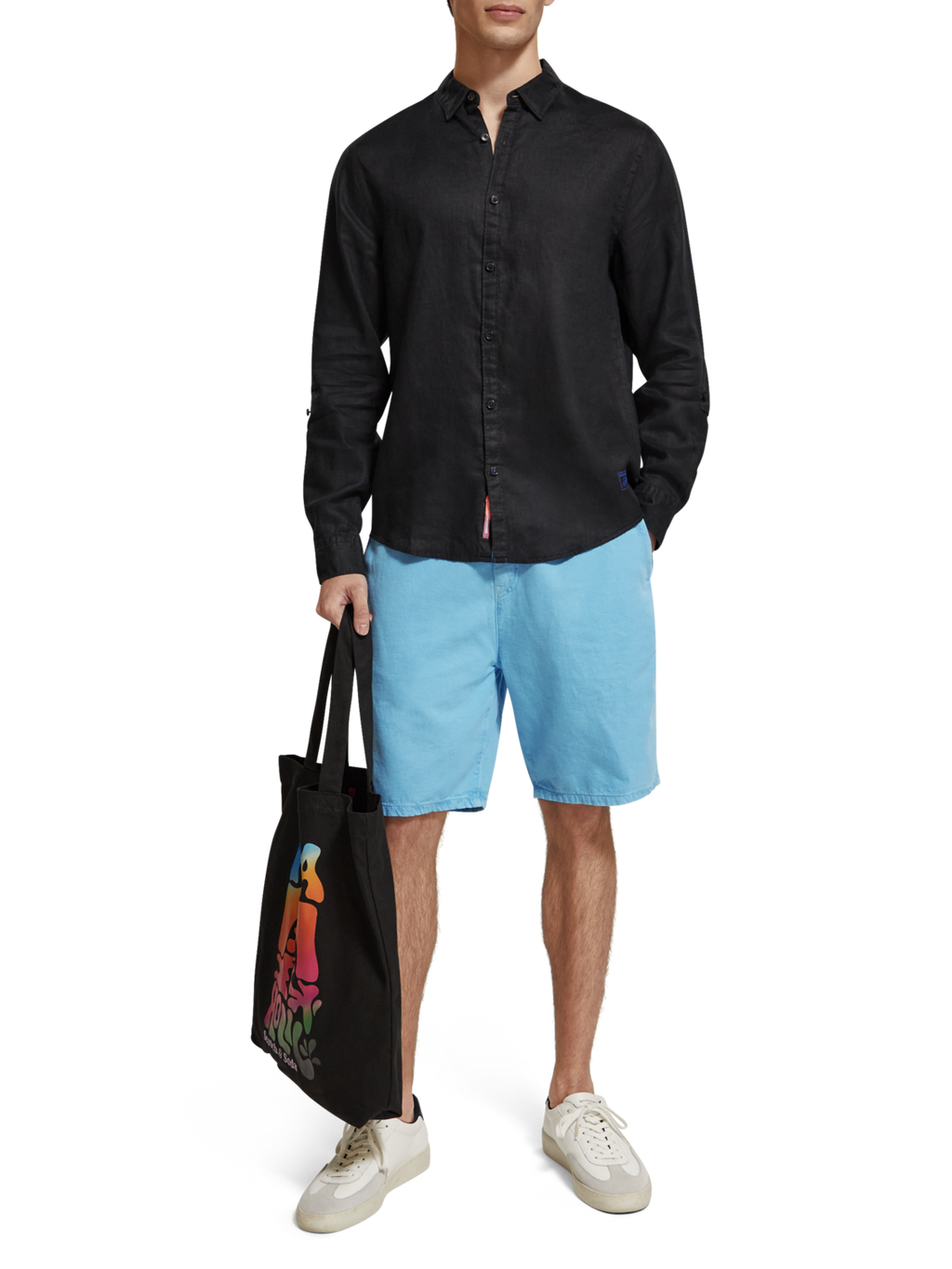 SEASONAL - RELAXED FIT NATURAL-DYED COTTON/LINEN SHORT