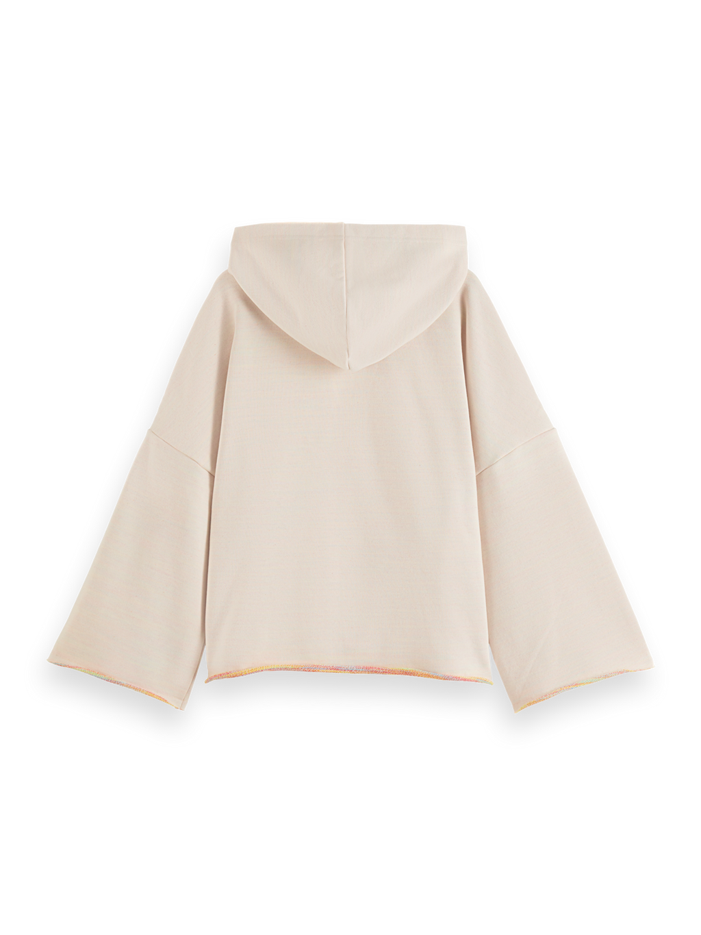 SLOUCHY FIT SHOULDER DETAIL HOODIE