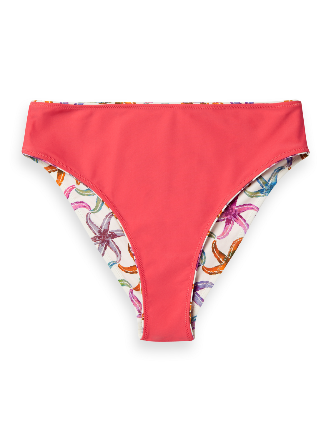 REVERSIBLE HIGH-WAIST BIKINI BOTTOM