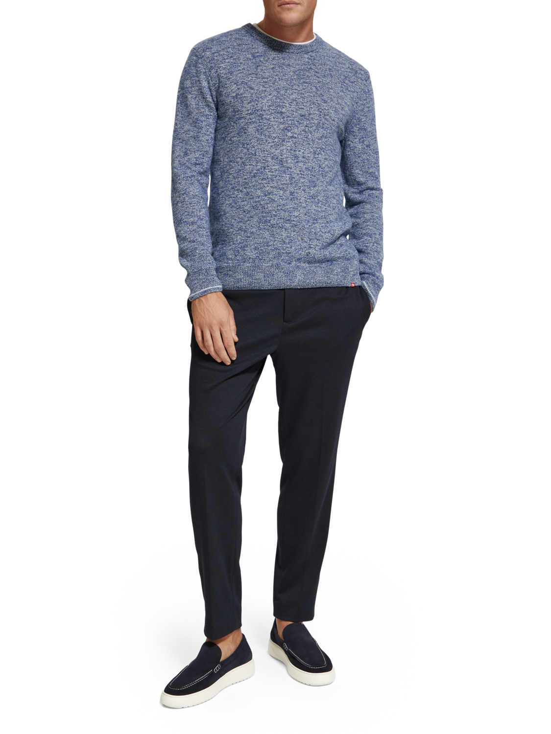 FINCH - REGULAR TAPERED-FIT YARN-DYED KNITTED JOGGER