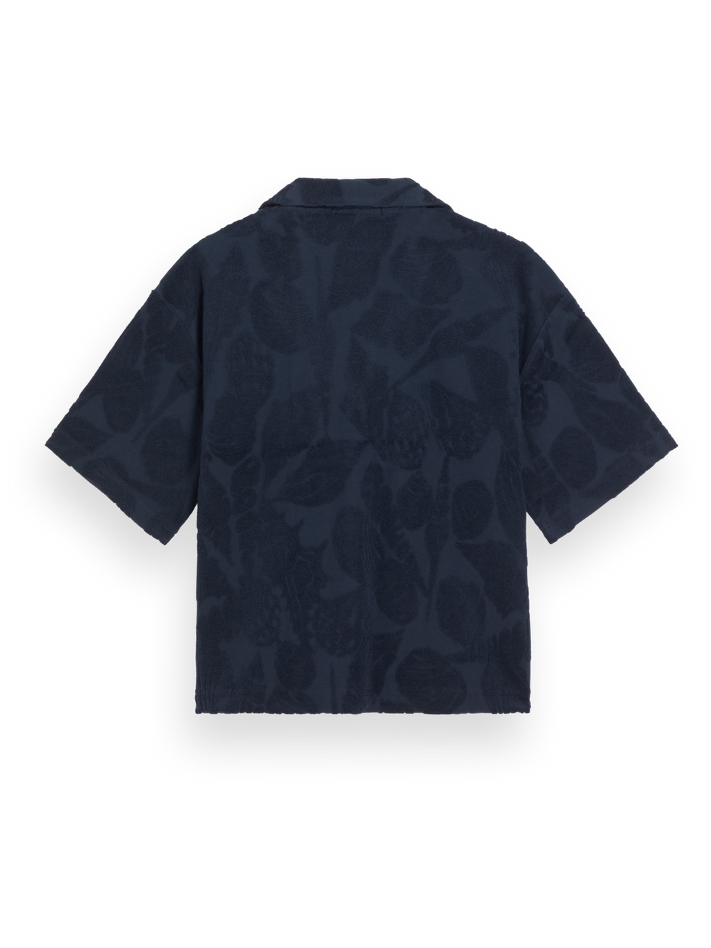 JACQUARD TOWELING CAMP SHIRT