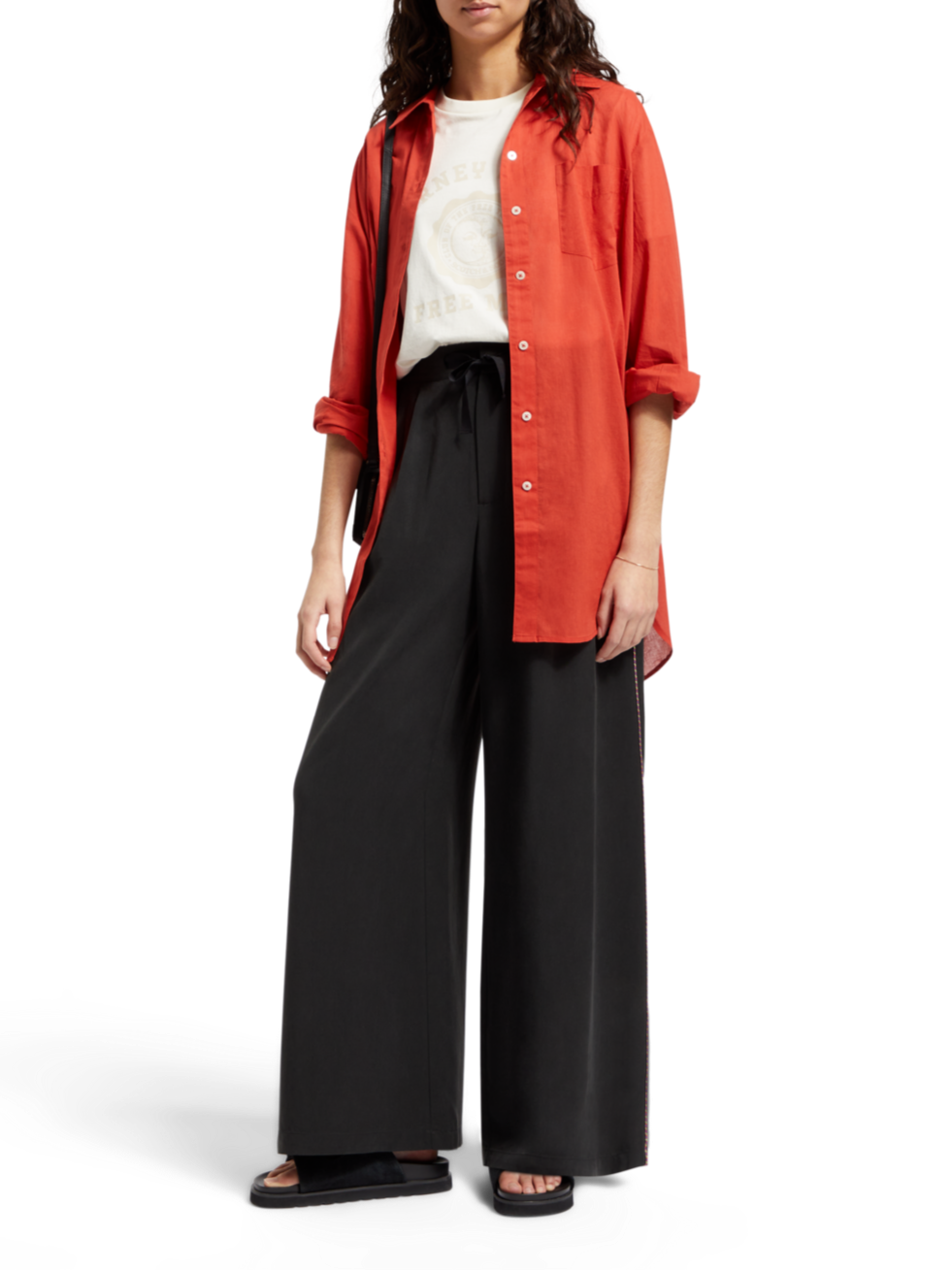 ELENI MULTICOLOUR PIPING PYJAMA PANT