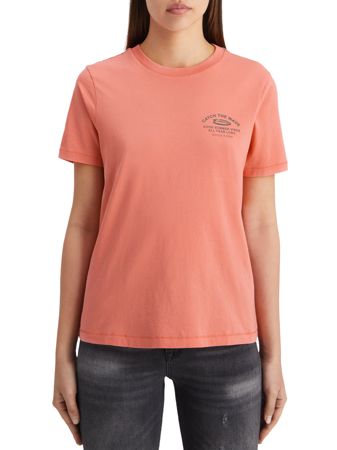 REGULAR FIT LEFT CHEST ARTWORK T-SHIRT