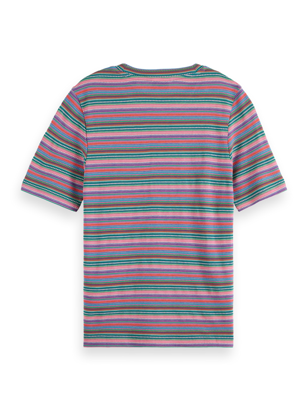 TEXTURED STRIPE SLIM FIT T-SHIRT