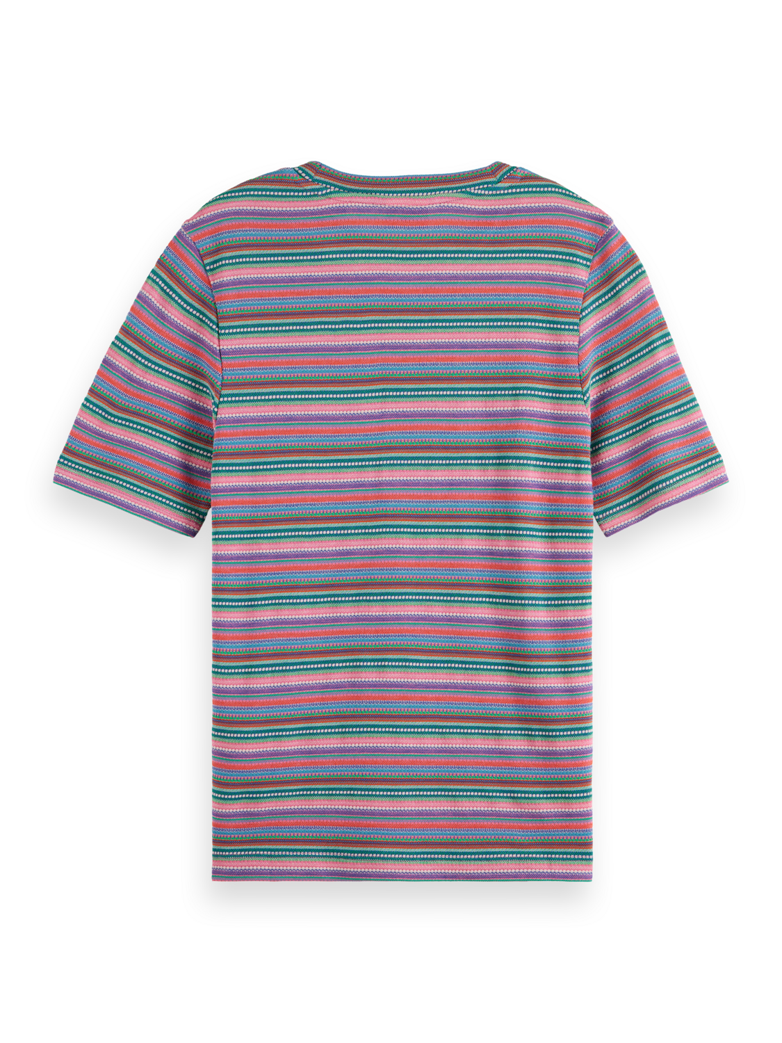 TEXTURED STRIPE SLIM FIT T-SHIRT