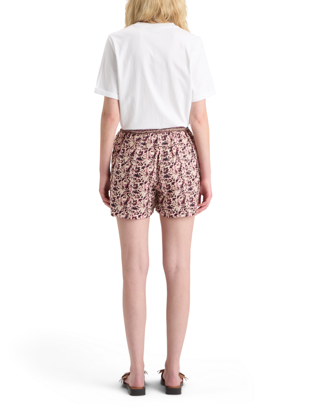 BLOCK FLORAL PRINTED SHORT