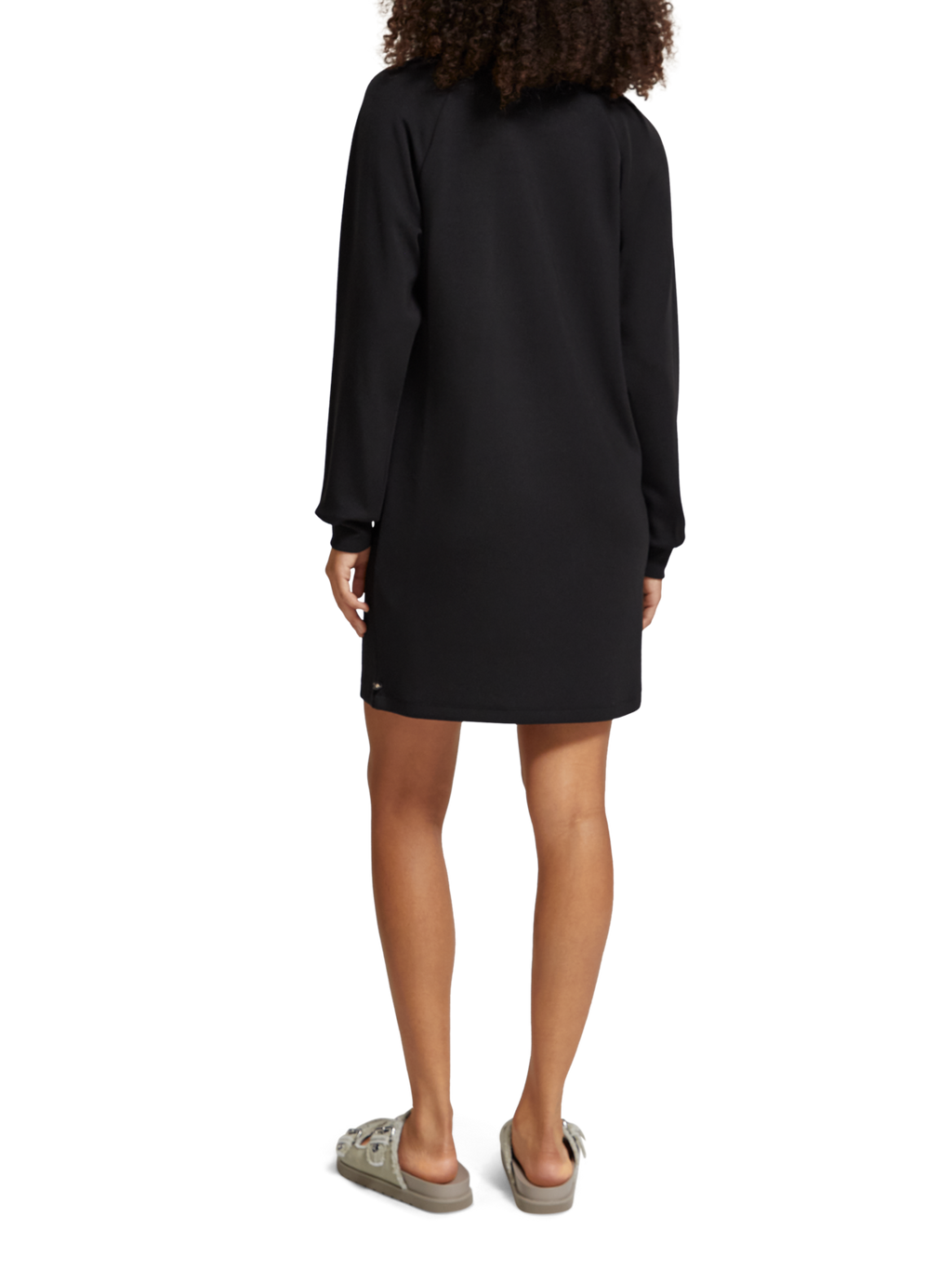 TUCK DETAIL JERSEY DRESS