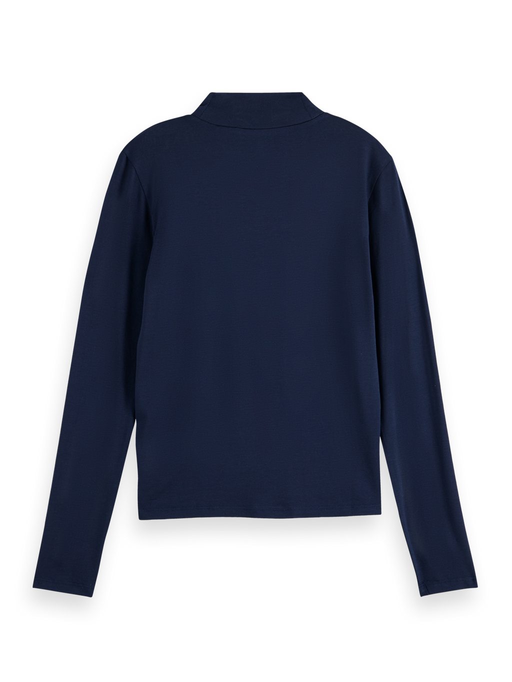 LONG SLEEVED MOCK NECK T-SHIRT
