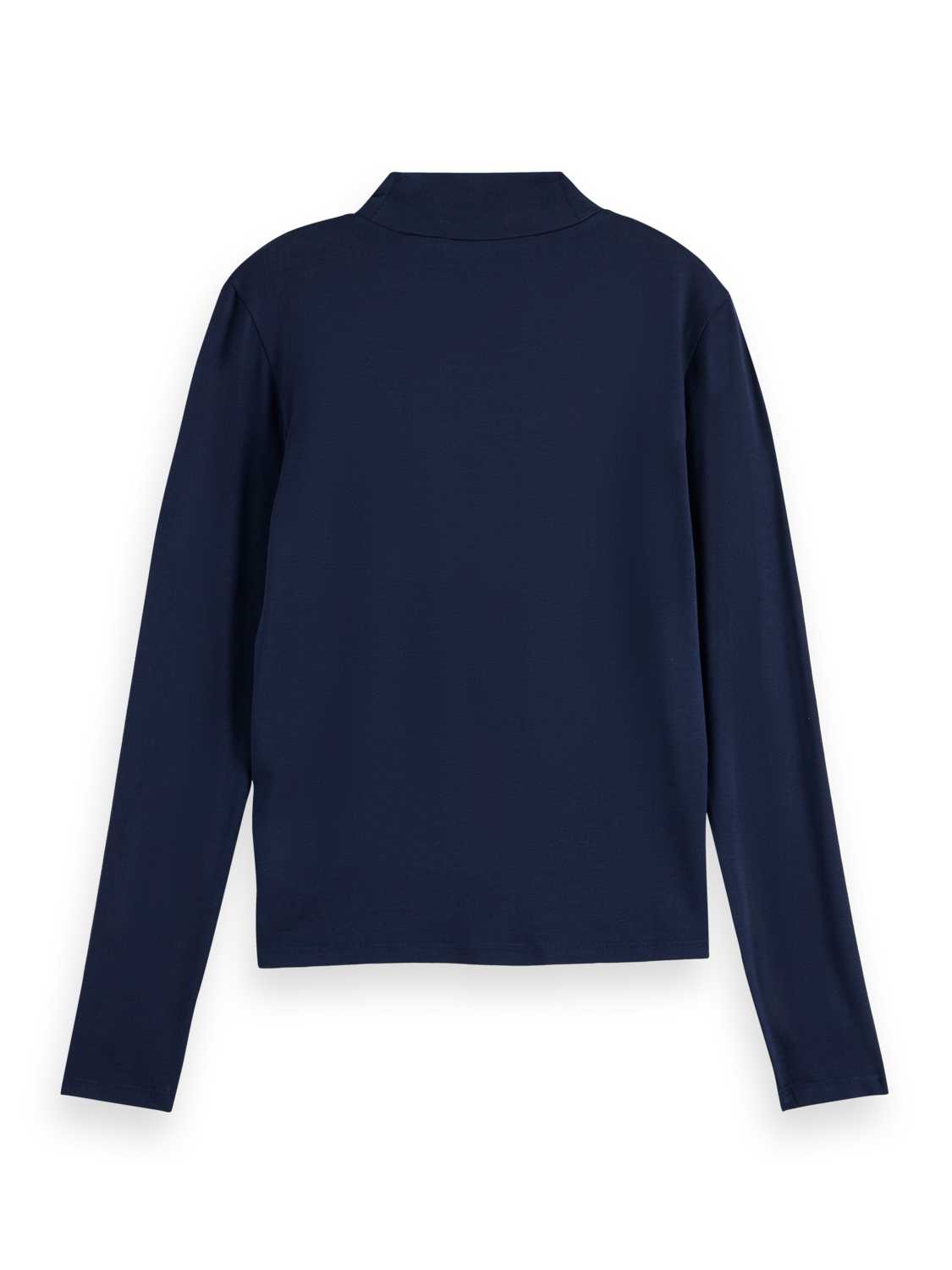 LONG SLEEVED MOCK NECK T-SHIRT