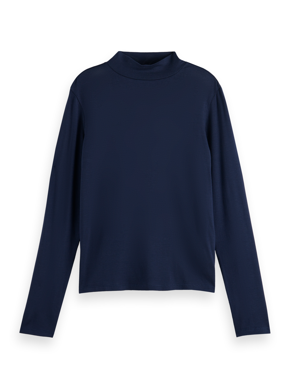 LONG SLEEVED MOCK NECK T-SHIRT