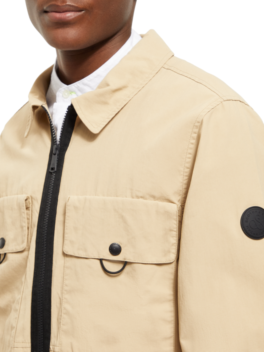 ZIPPED UTILITY JACKET