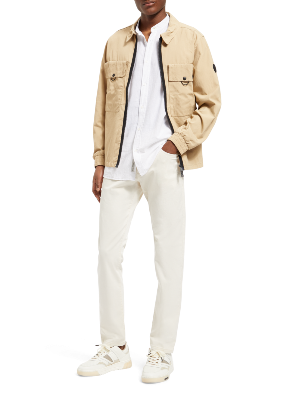 ZIPPED UTILITY JACKET