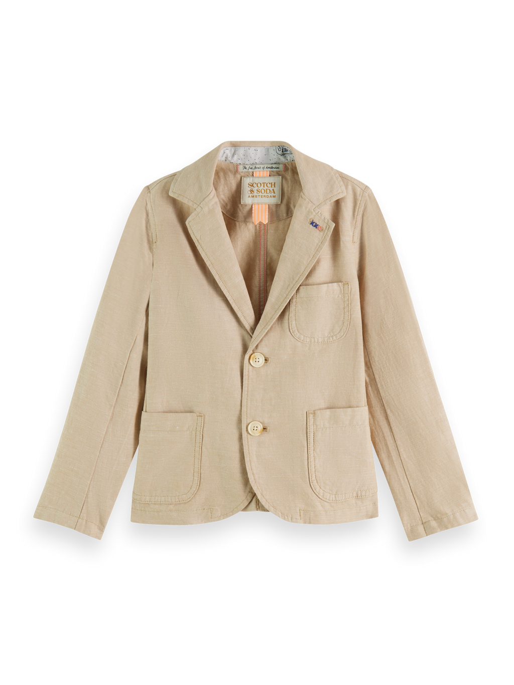 COTTON LINEN BLAZER