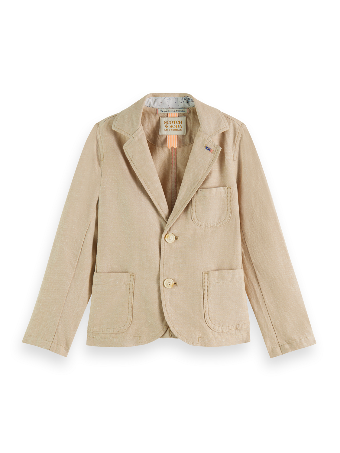 COTTON LINEN BLAZER