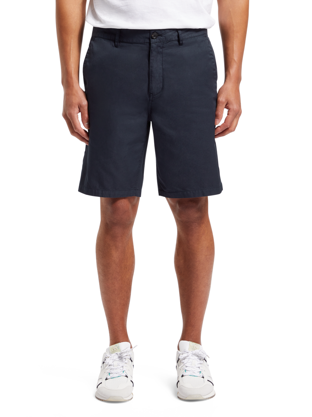 STUART - COTTON-BLEND TWILL SHORTS