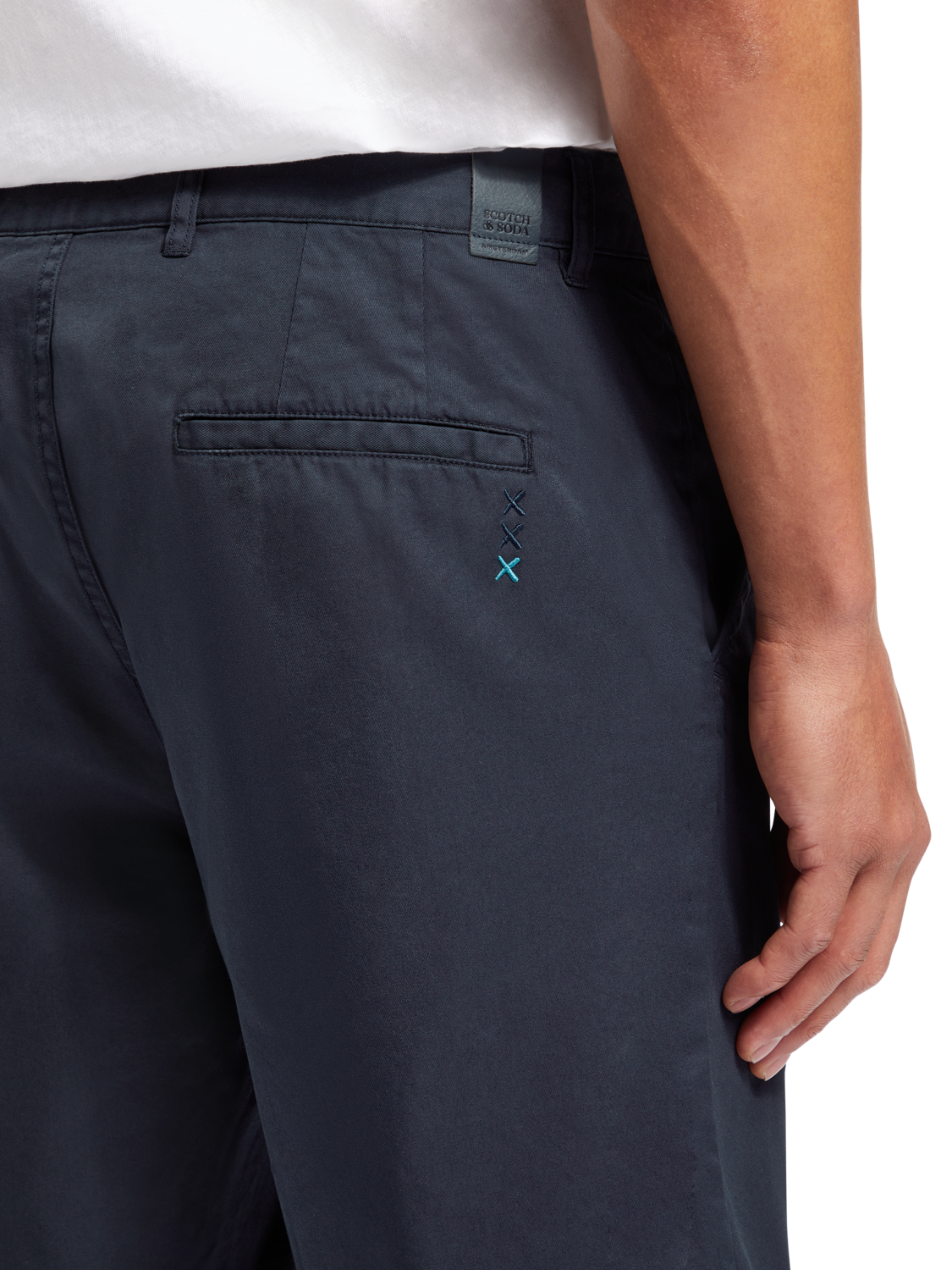 STUART - COTTON-BLEND TWILL SHORTS