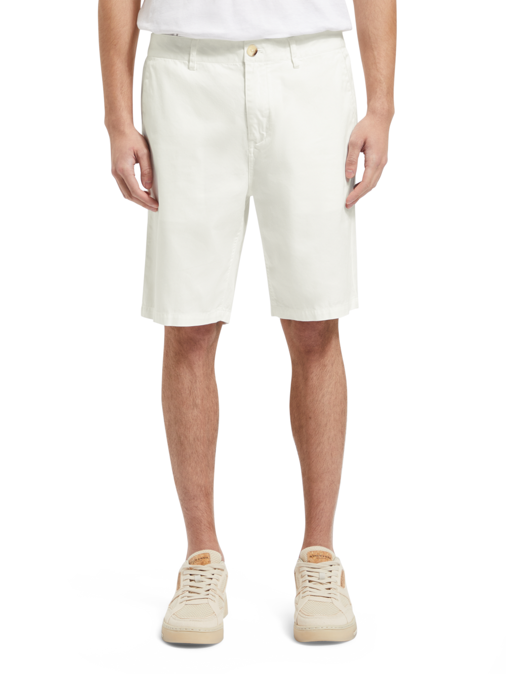 STUART - COTTON-BLEND TWILL SHORTS