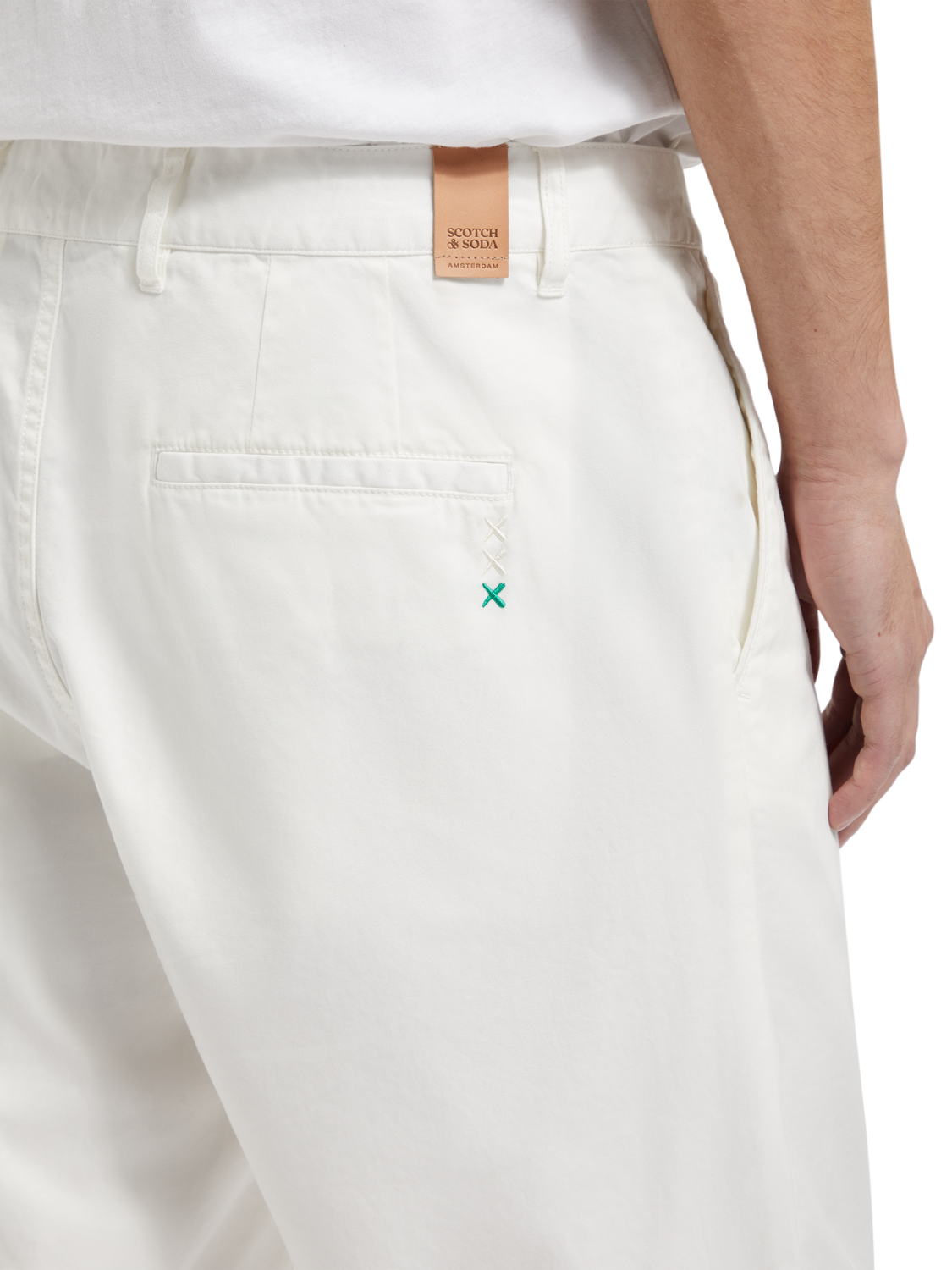 STUART - COTTON-BLEND TWILL SHORTS