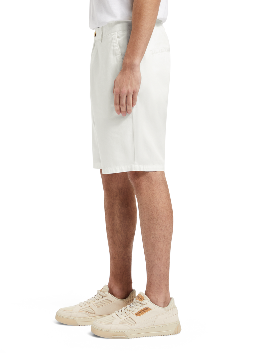 STUART - COTTON-BLEND TWILL SHORTS