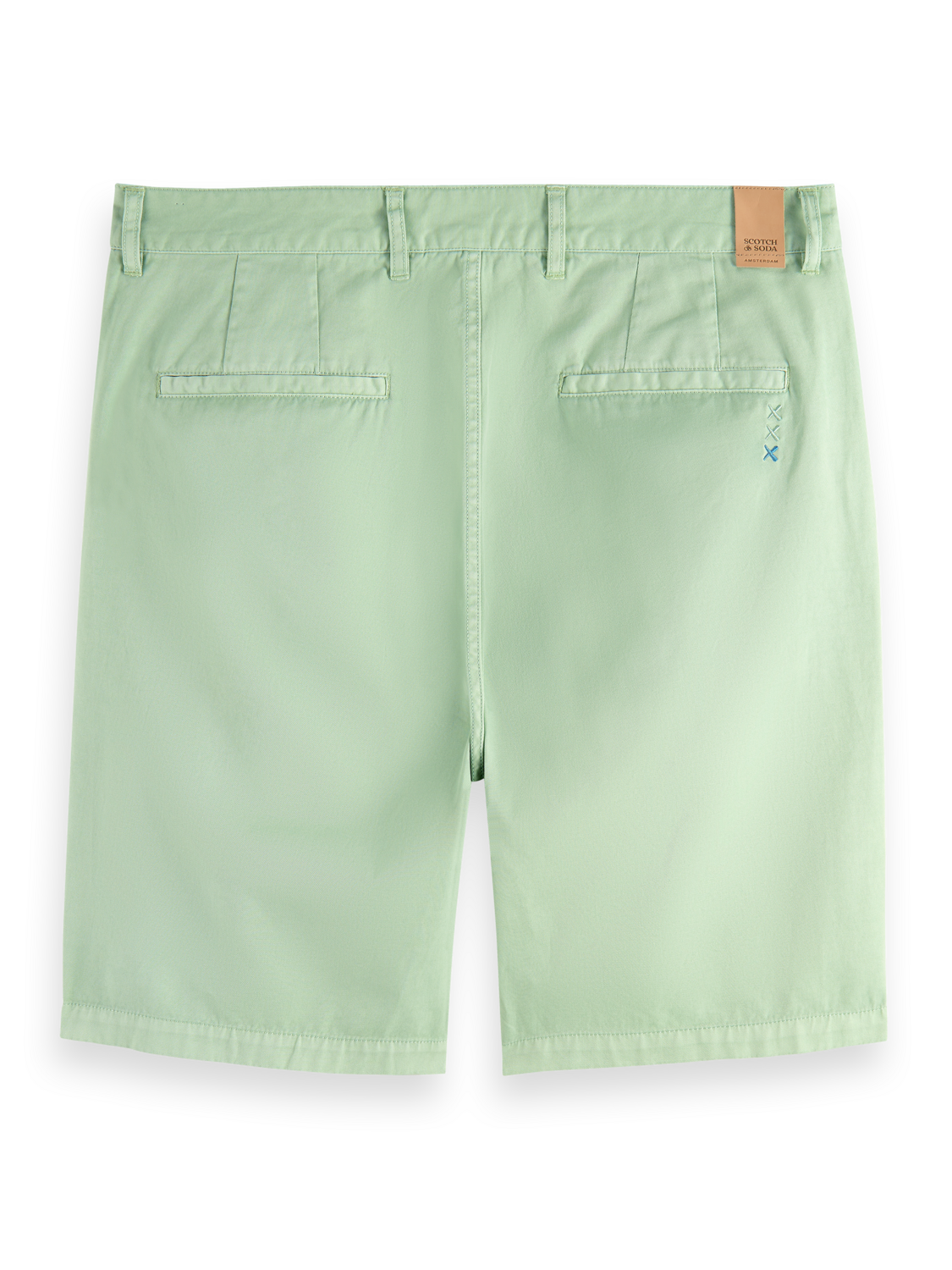 STUART - COTTON-BLEND TWILL SHORTS