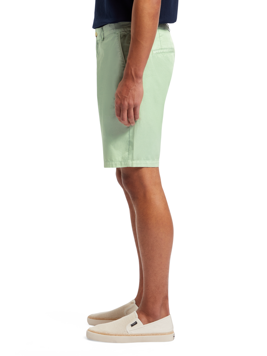STUART - COTTON-BLEND TWILL SHORTS