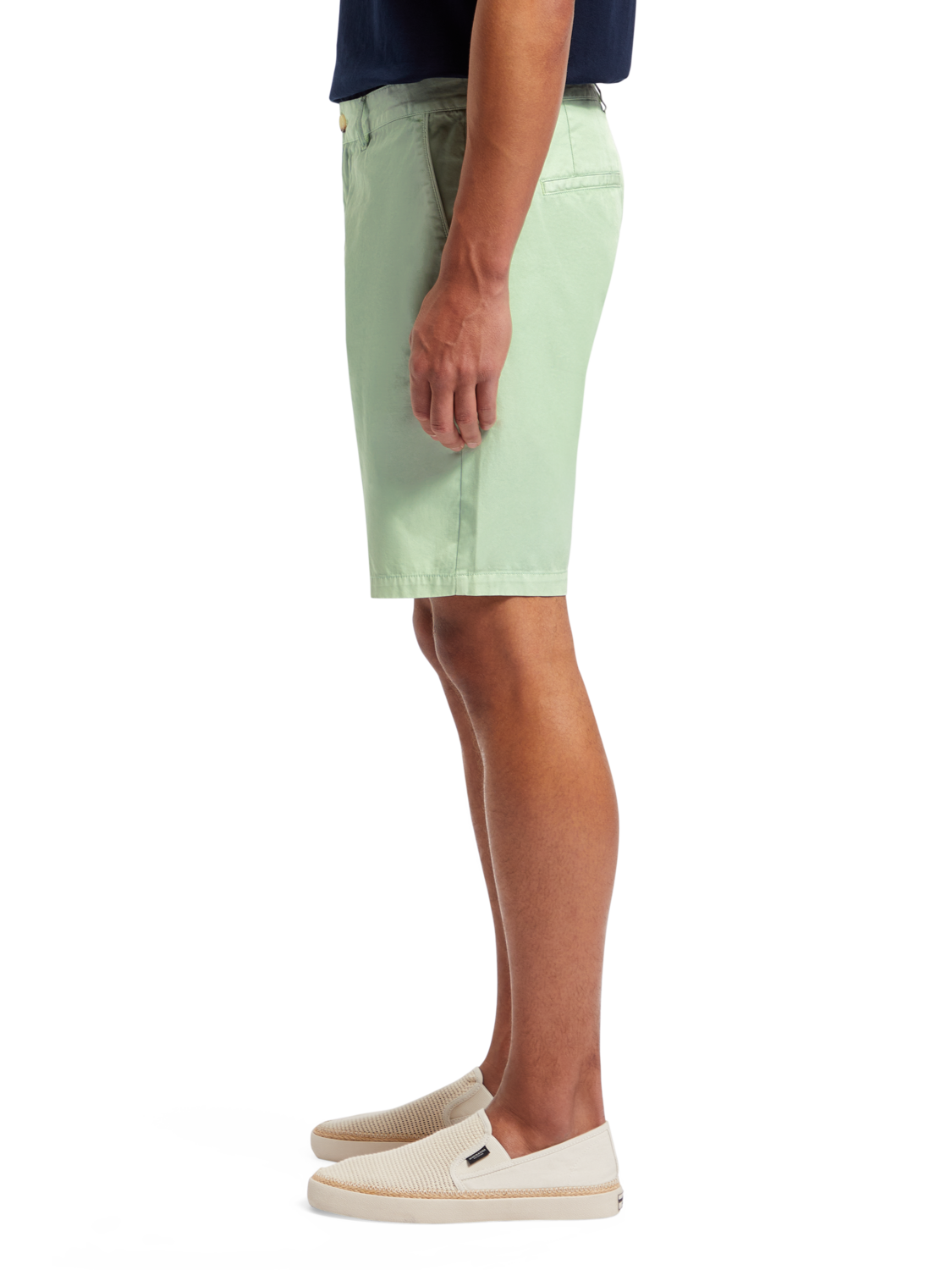 STUART - COTTON-BLEND TWILL SHORTS