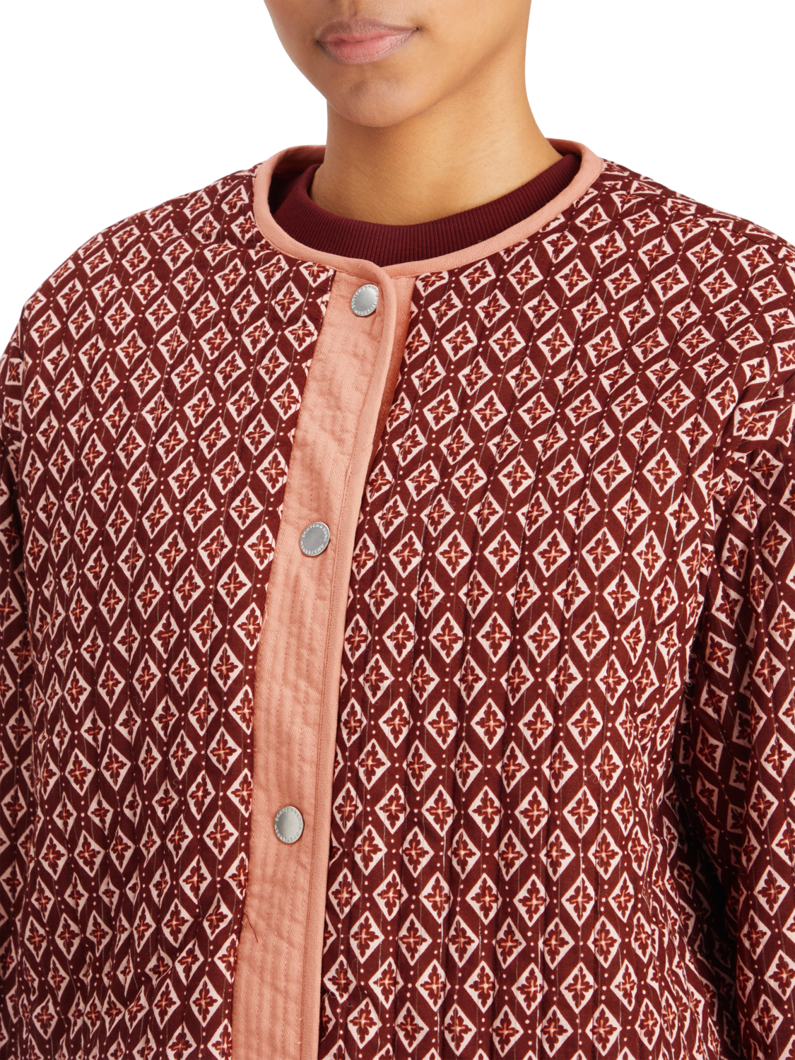 REVERSIBLE BLOCKPRINT LINER JACKET