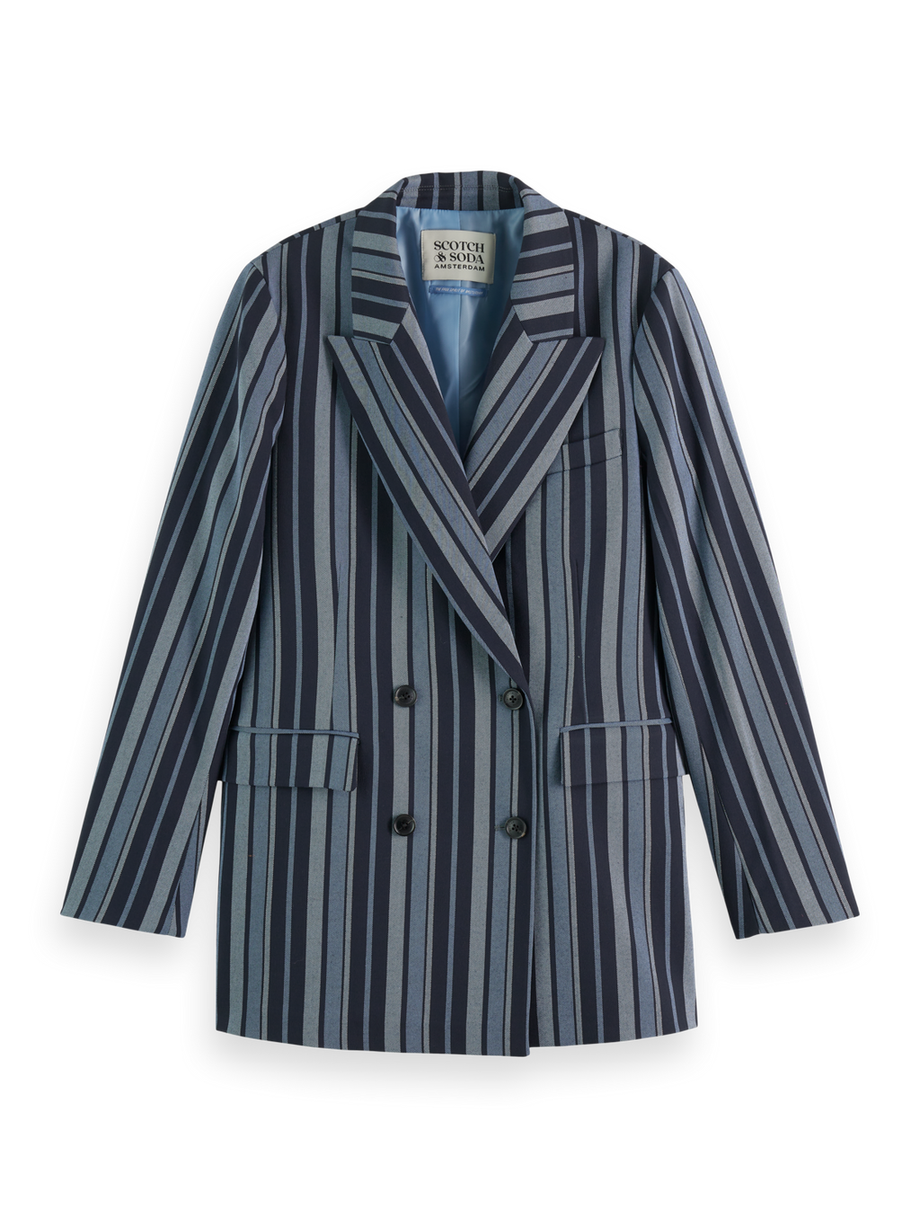FITTED DB STRIPED BLAZER