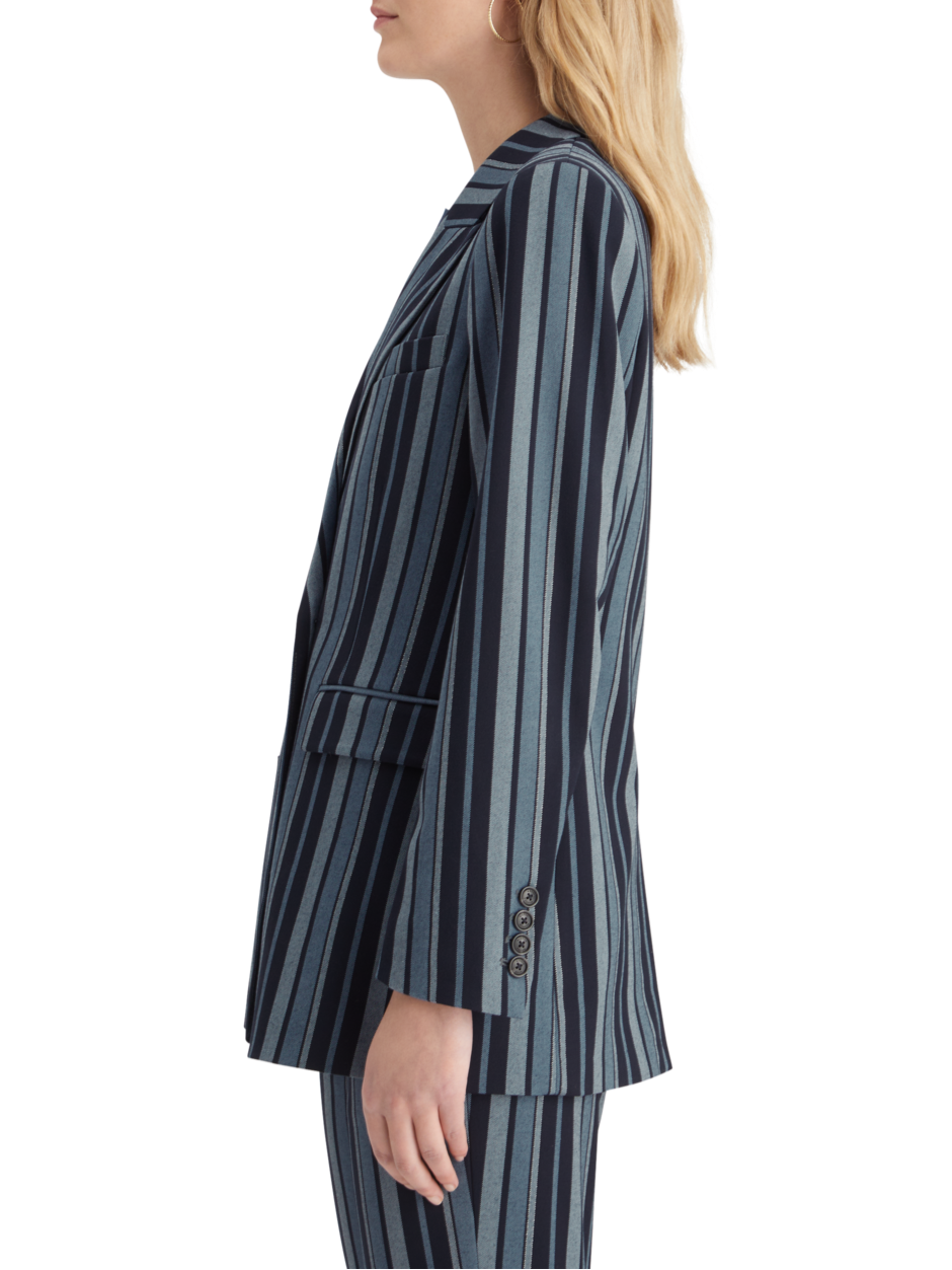 FITTED DB STRIPED BLAZER