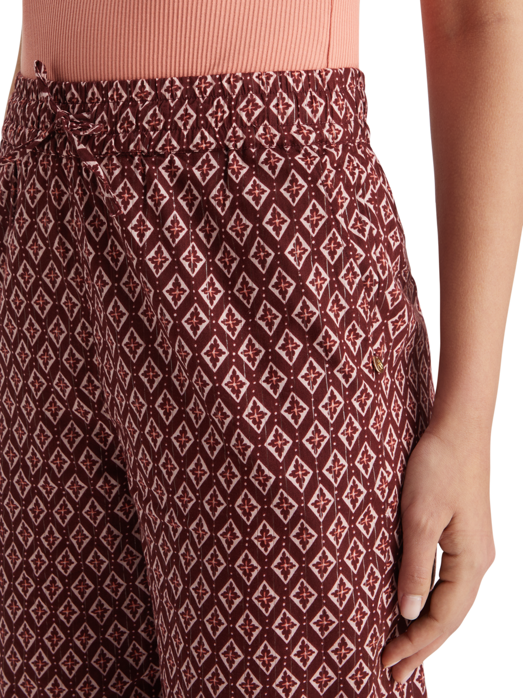 GIA BLOCK PRINT PULL ON PANT