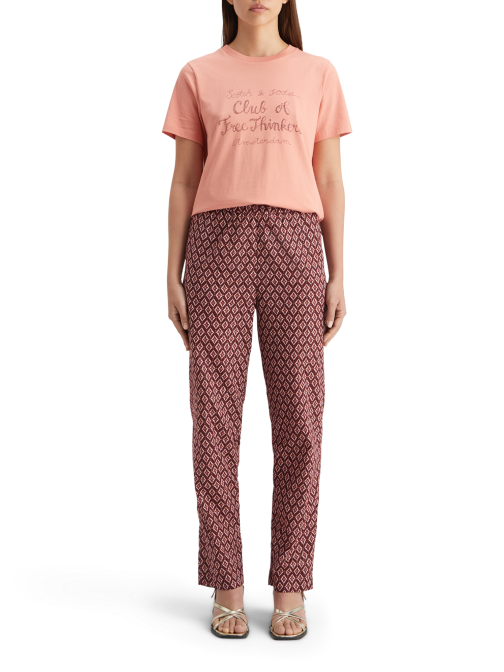 GIA BLOCK PRINT PULL ON PANT
