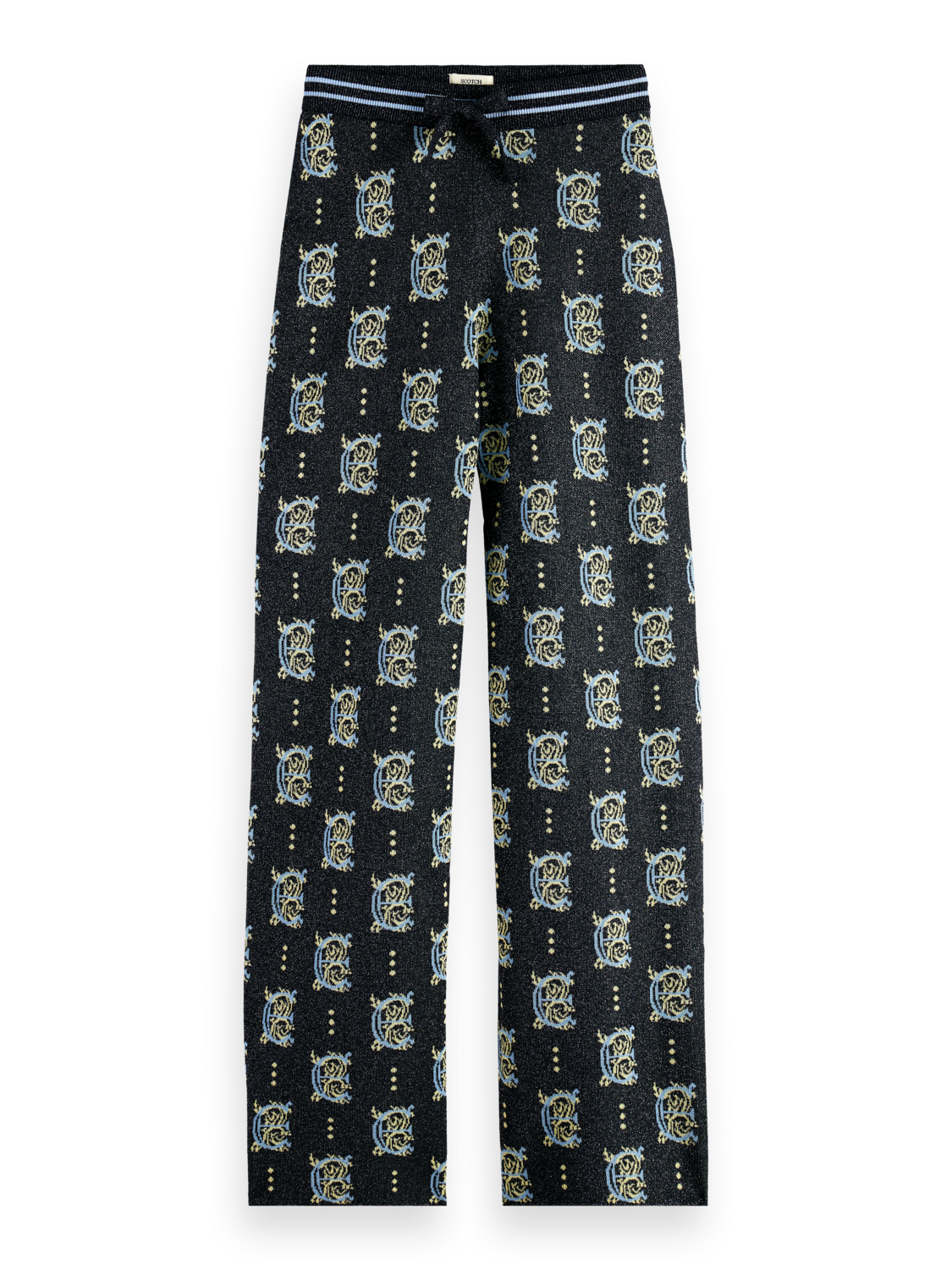 JACQUARD KNITTED TROUSERS