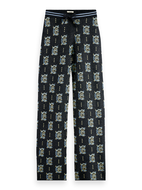 JACQUARD KNITTED TROUSERS
