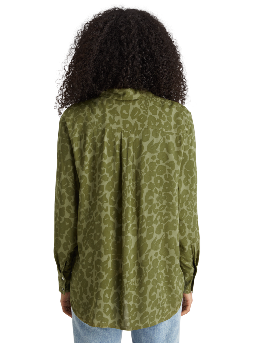 VISCOSE PRINTED RELAXED FIT SHIRT