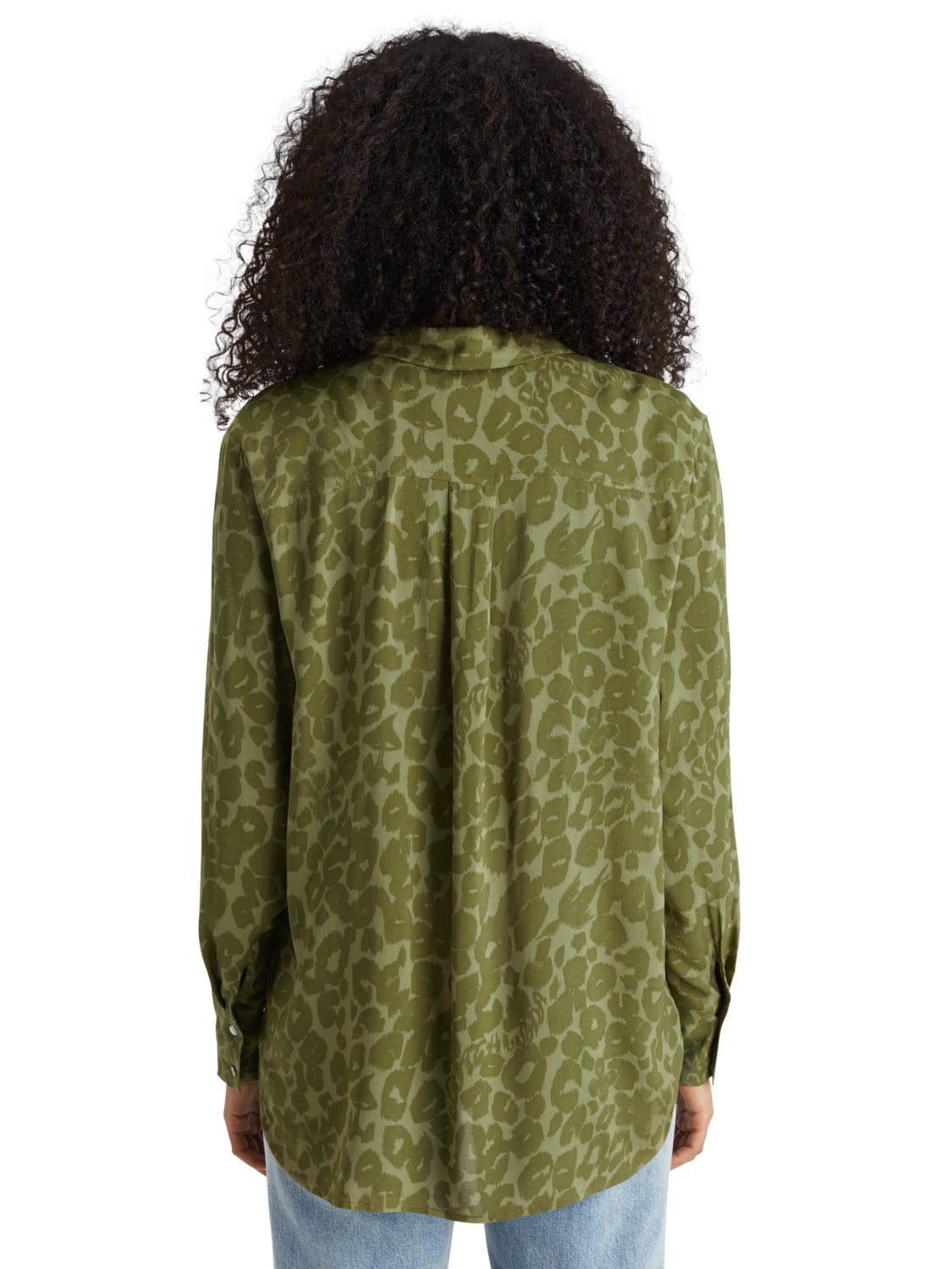 VISCOSE PRINTED RELAXED FIT SHIRT