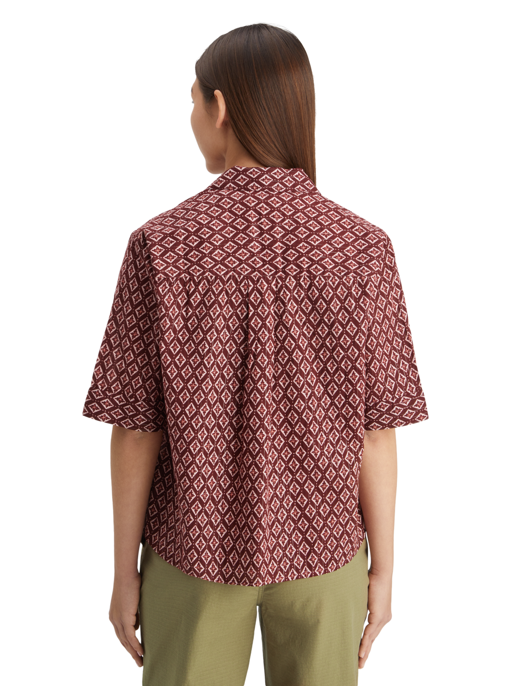 SS SHIRT LUREX PRINT