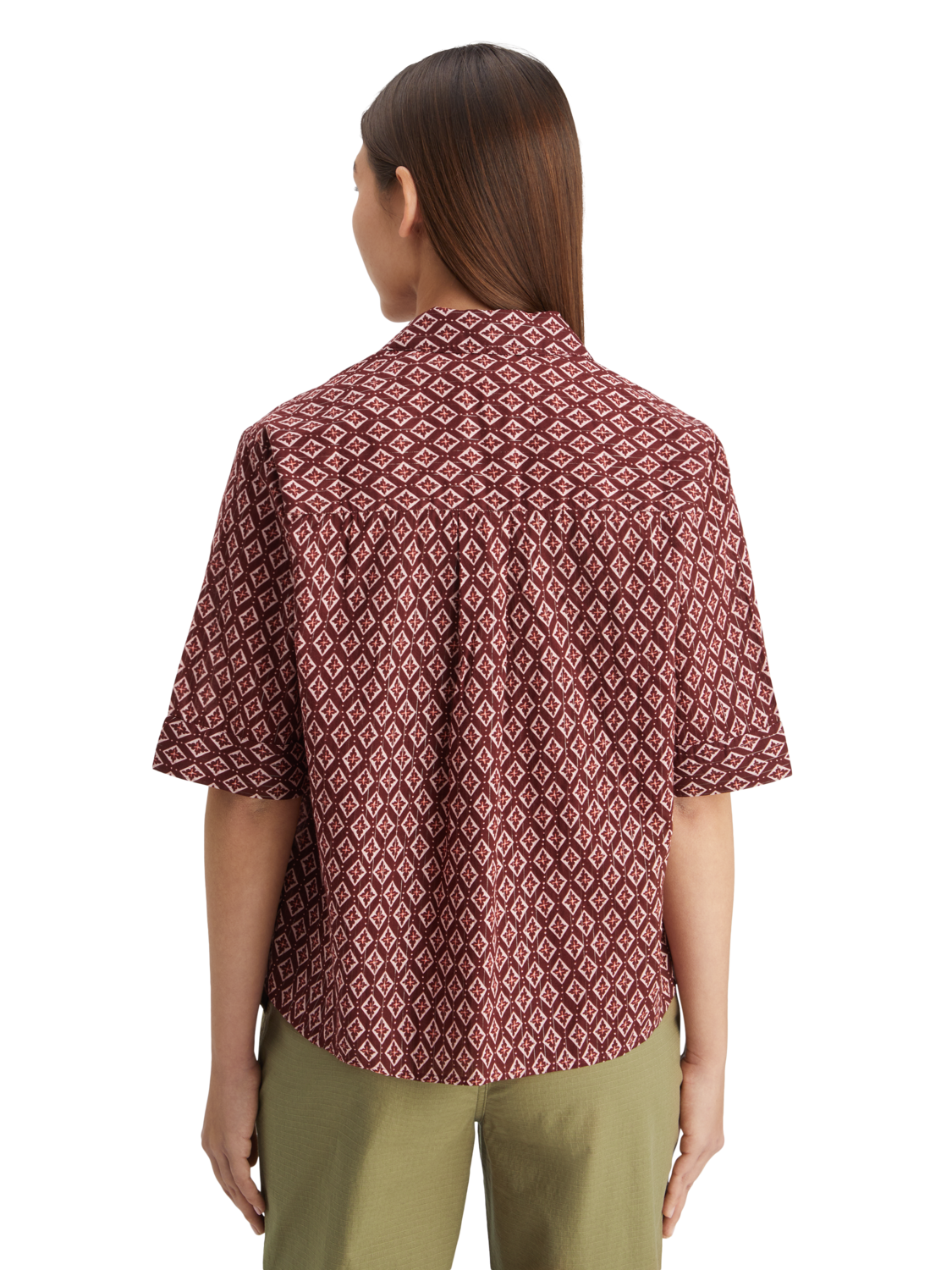 SS SHIRT LUREX PRINT