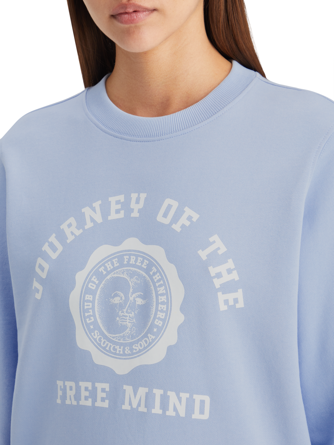 Chest artwork regular fit sweatshirt – Scotch & Soda Amsterdam