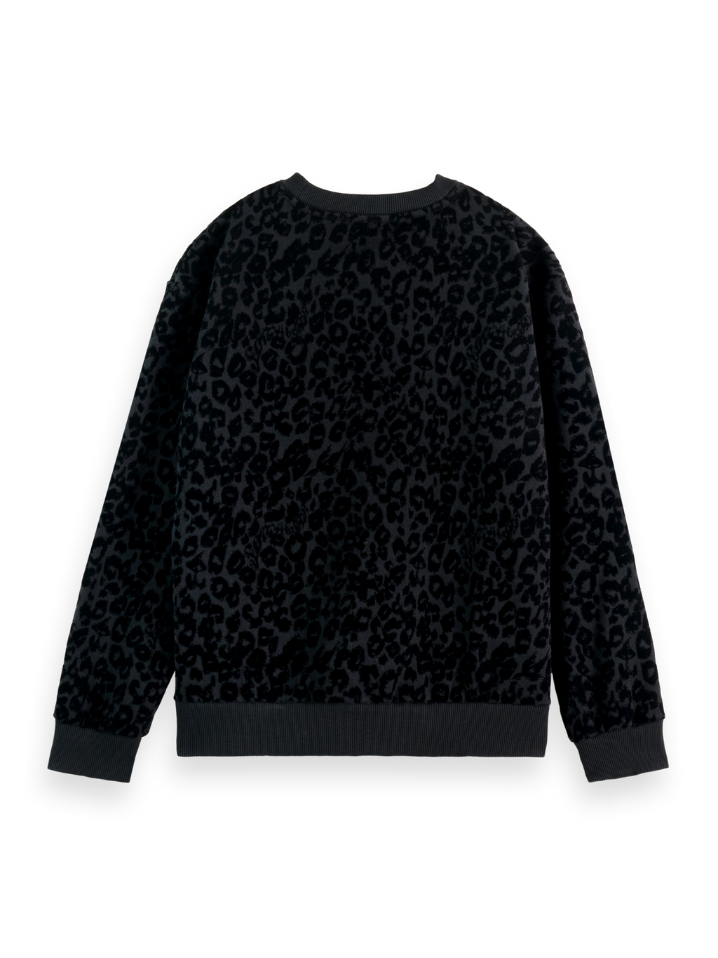 RELAXED FIT SWEATSHIRT WITH FLOCK ARTWORK
