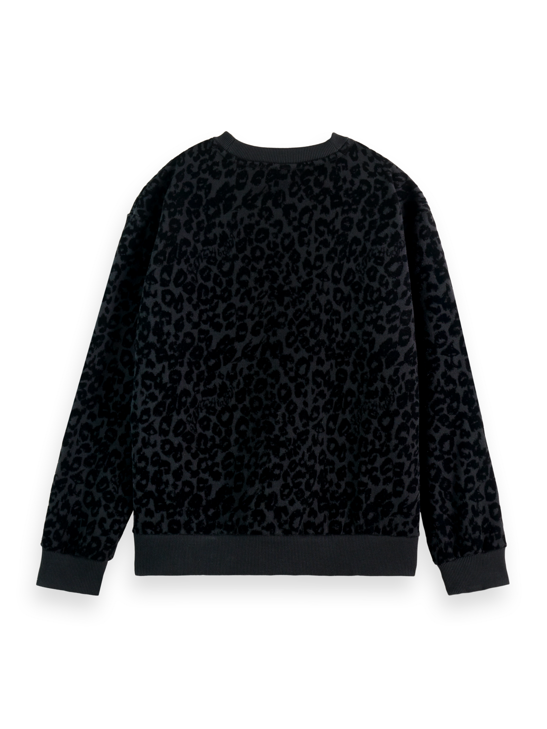RELAXED FIT SWEATSHIRT WITH FLOCK ARTWORK