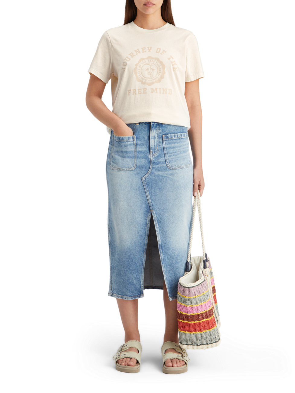 REGULAR FIT T-SHIRT WITH FRONT ARTWORK