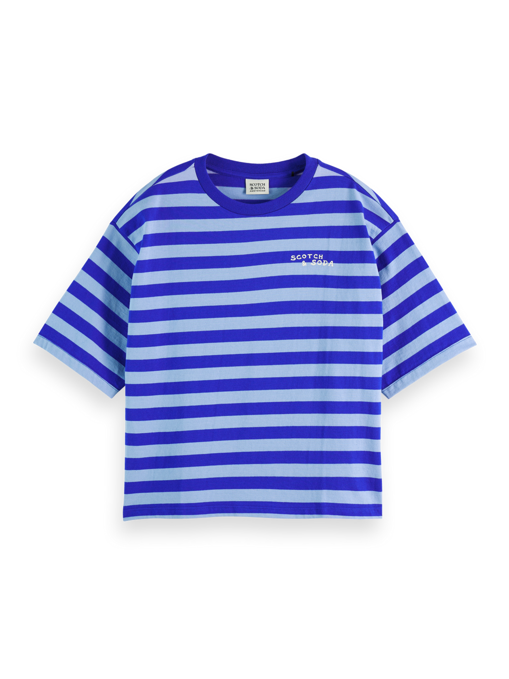 STRIPED CROPPED T-SHIRT