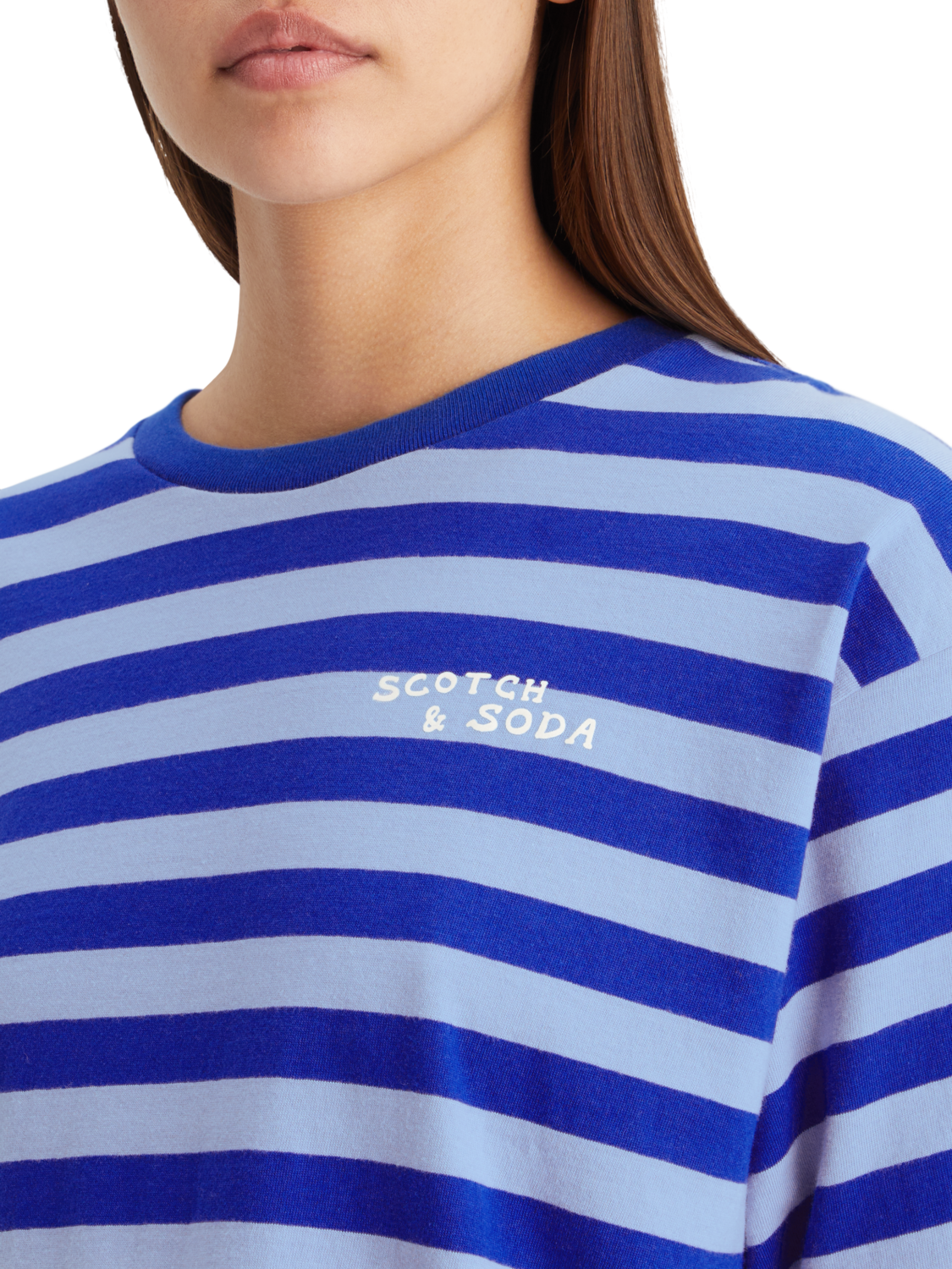 STRIPED CROPPED T-SHIRT