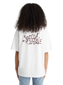 OVERSIZED FIT T-SHIRT WITH FRONT AND BACK ARTWORK
