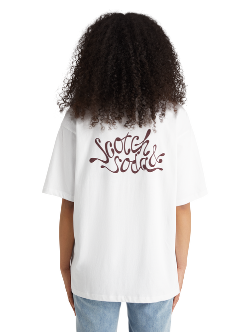 OVERSIZED FIT T-SHIRT WITH FRONT AND BACK ARTWORK