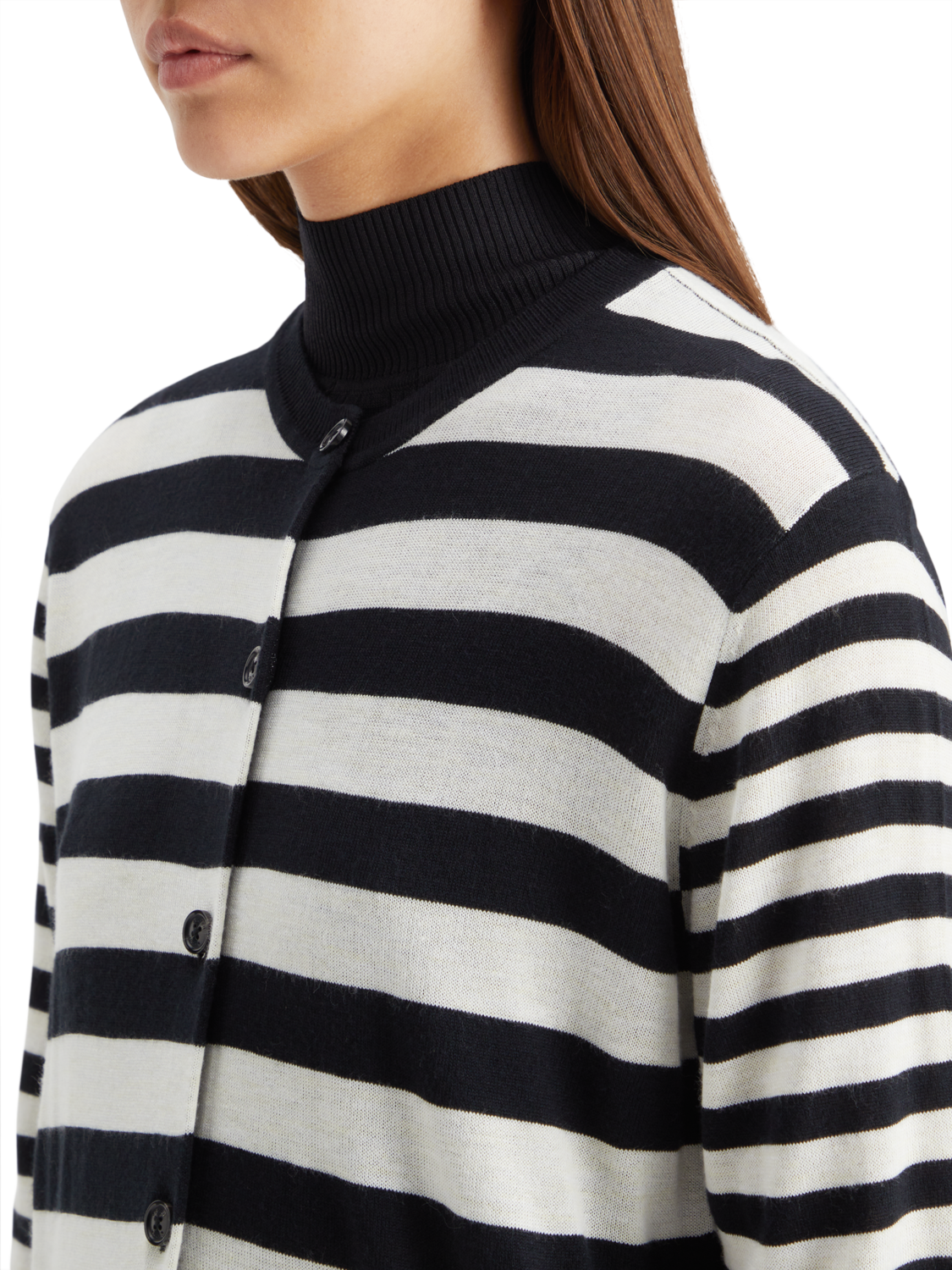 CREW NECK RELAXED CARDIGAN