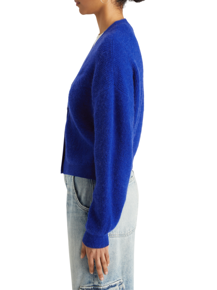 FUZZY RELAXED CARDIGAN