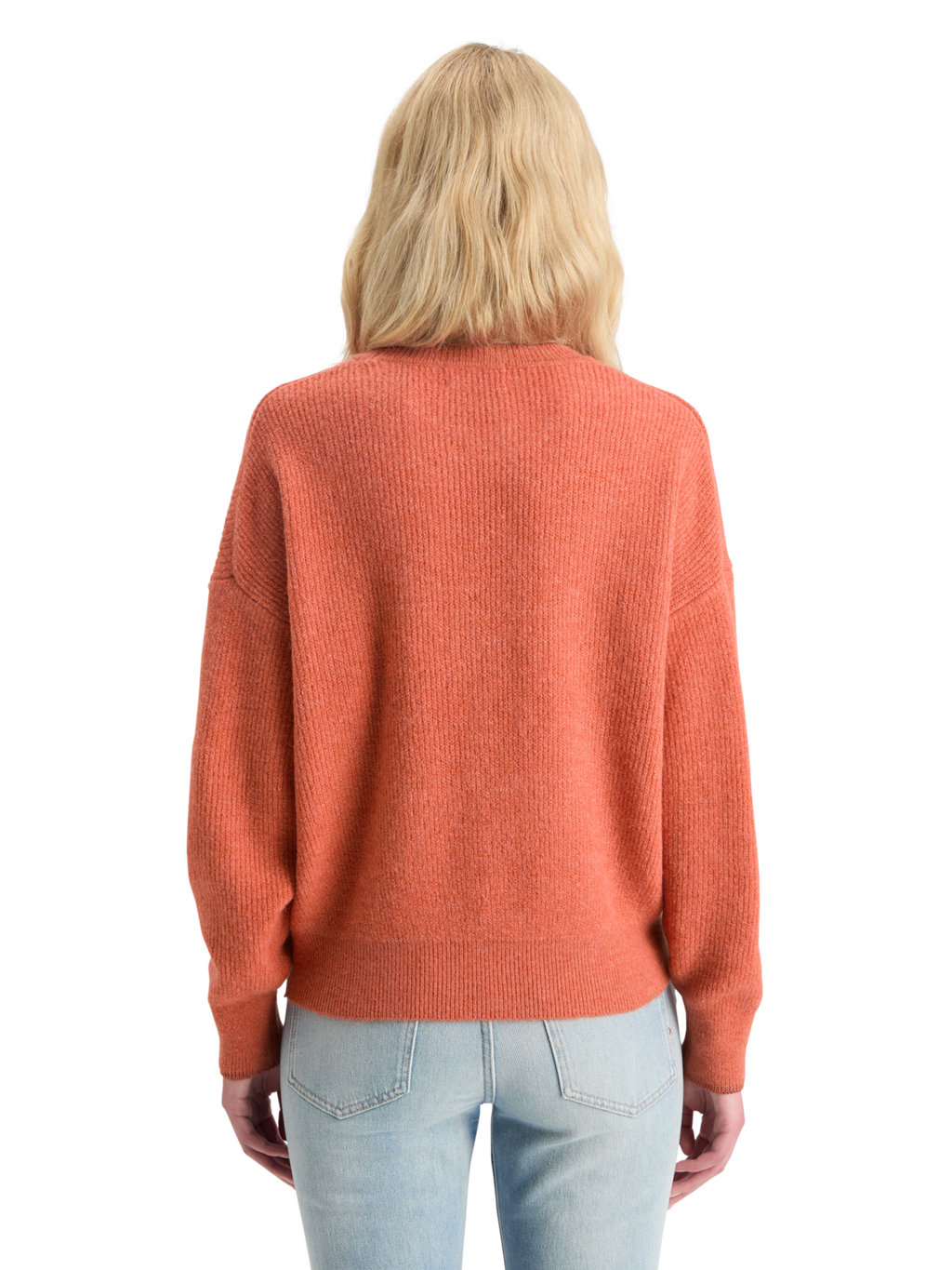 FUZZY CREW NECK PULLOVER