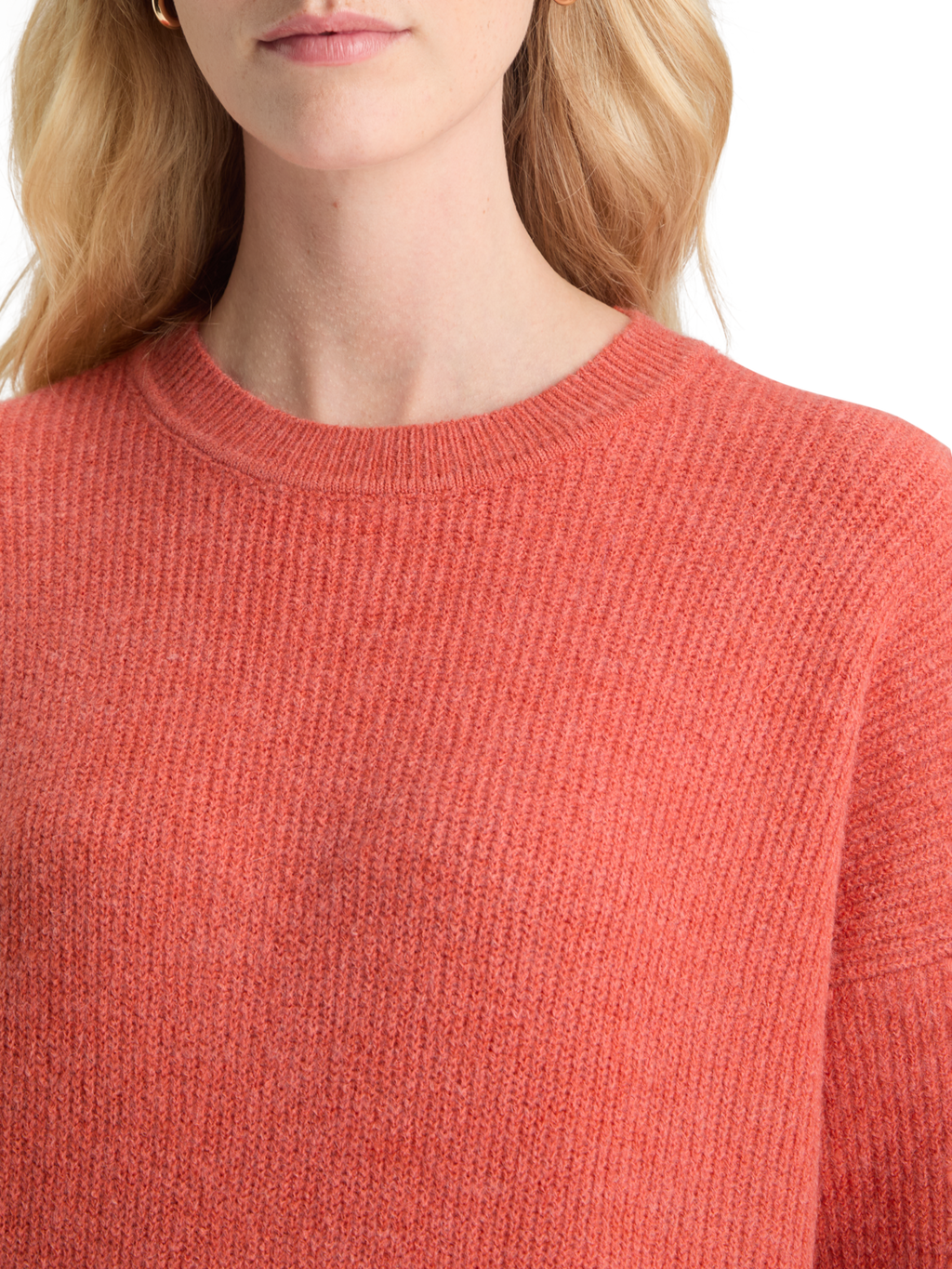 FUZZY CREW NECK PULLOVER